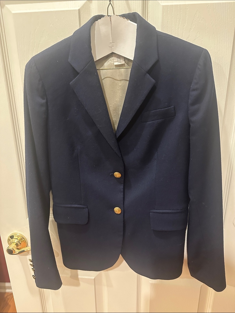 Classic Navy women’s J Crew Blazer - Timeless Two-Button Design